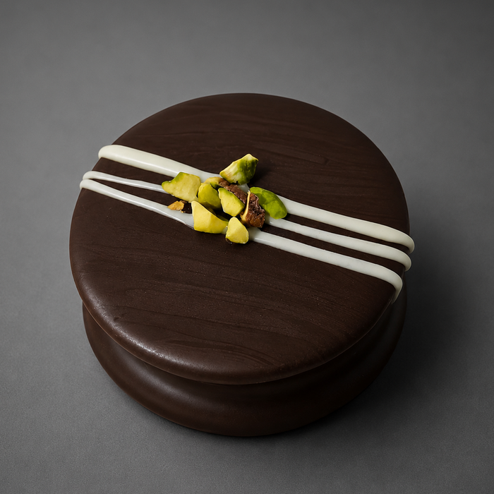 Interior del Alfajor Pistacho TRIIP Cream