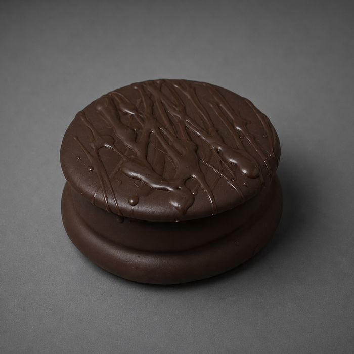 Interior del Alfajor Mantequilla de Maní TRIIP Cream